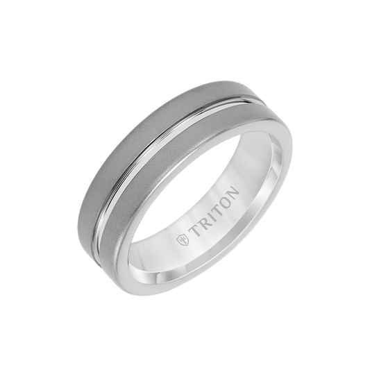 7MM Tungsten Carbide Ring with Sandblast Finish