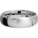 14K White Gold with Satin , Polish Finish