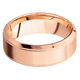 14K Rose Gold with Machine , Polish Finish