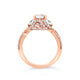 Scott Kay "Namaste" Three Stone Engagement Ring