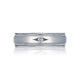 Tacori 18k White Gold Sculpted Crescent Diamond Wedding Band (0.05 CTW)