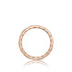 Tacori 18k Rose Gold Sculpted Crescent Diamond Wedding Band (0.25 CTW)