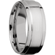 14K White Gold with Satin , Polish Finish