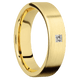 14K Yellow Gold with Satin Finish