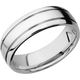 14K White Gold with Satin , Polish Finish
