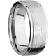 14K White Gold with Treebarkh , Polish Finish