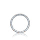 Tacori 18k White & Rose Gold Sculpted Crescent Wedding Band 3mm