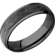 Zirconium with Polish Finish and Forged Carbon Fiber Inlay