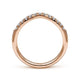 Gabriel & Co. AN10974K44JJ 14K Rose Gold Diamond Anniversary Band