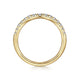 Curved-14K Yellow Gold Diamond Anniversary Band