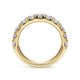 Gabriel & Co. AN11179Y44JJ 14K Yellow Gold 11 Stone French Pavé Set Diamond Wedding Band
