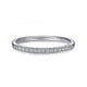 Gabriel & Co. AN12533W44JJ 14K White Gold Shared Prong Set Diamond Wedding Band
