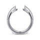 Gabriel & Co. AN12545S-W44JJ 14K White Gold Diamond Ring Enhancer