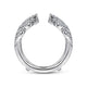 Gabriel & Co. AN12551M-W44JJ 14K White Gold Diamond Ring Enhancer