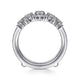 Gabriel & Co. AN14746L-W44JJ 14K White Gold Diamond Ring Enhancer