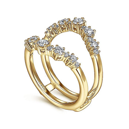 Gabriel & Co. AN14746L-Y44JJ 14K Yellow Gold Diamond Ring Enhancer
