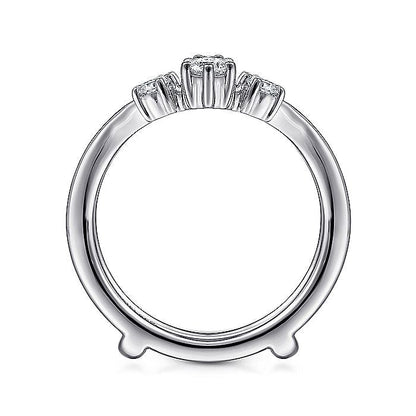 Gabriel & Co. AN14747S-W44JJ 14K White Gold Diamond Ring Enhancer