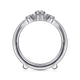 Gabriel & Co. AN14747S-W44JJ 14K White Gold Diamond Ring Enhancer