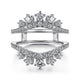 Gabriel & Co. AN14748M-W44JJ 14K White Gold Diamond Ring Enhancer