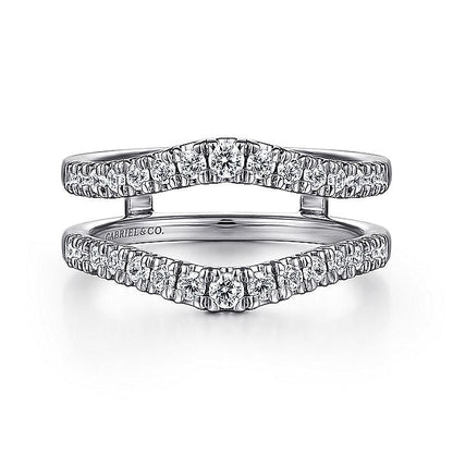 Gabriel & Co. AN15823M-W44JJ 14K White Gold Diamond Ring Enhancer