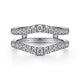 Gabriel & Co. AN15823M-W44JJ 14K White Gold Diamond Ring Enhancer