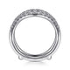 Gabriel & Co. AN15823M-W44JJ 14K White Gold Diamond Ring Enhancer