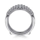 Gabriel & Co. AN15825M-W44JJ 14K White Gold Diamond Ring Enhancer