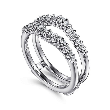 Gabriel & Co. AN15825M-W44JJ 14K White Gold Diamond Ring Enhancer