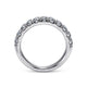 Gabriel & Co. AN6074PT4JJ Platinum 11 Stone French Pavé Diamond Wedding Band