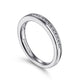 Gabriel & Co. AN7578W44JJ 14K White Gold Channel Set Diamond Wedding Band