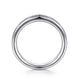 Gabriel & Co. AN7579W44JJ 14K White Gold Channel Set Diamond Wedding Band