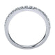 Gabriel & Co. AN7649W44JJ 14k White Gold Diamond Anniversary Band