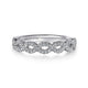 Twisted-14K White Gold Twisted Diamond Anniversary Band