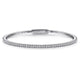 Gabriel & Co. BG3221-62W45JJ 14K White Gold Diamond Bangle