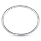 Gabriel & Co. BG3221-62W45JJ 14K White Gold Diamond Bangle