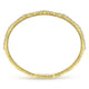 Gabriel & Co. BG3707-62Y45JJ 14K Yellow Gold Diamond Station Bangle