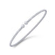 Gabriel & Co. BG4107-62W4JJJ 14K White Gold Bujukan Split Bangle in size 6.25
