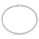 Gabriel & Co. BG4107-62W4JJJ 14K White Gold Bujukan Split Bangle in size 6.25