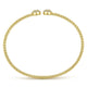 Gabriel & Co. BG4123-62Y45JJ 14K Yellow Gold Bujukan Bead Split Cuff Bracelet with Round Pavé Diamond Discs