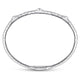Gabriel & Co. BG4187-65W45JJ 14K White Gold Diamond Bangle with Pyramid Rhombus Stations