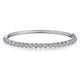Gabriel & Co. BG4212-62W45JJ 14K White Gold Diamond Bangle