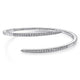 Gabriel & Co. BG4227-62W45JJ 14K White Gold Split Bypass Diamond Bangle