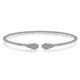 Gabriel & Co. BG4230-62W45JJ 14K White Gold Bujukan Cuff Bracelet with Diamond Pave Teardrops in size 6.25
