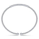 Gabriel & Co. BG4262-62W45JJ 14K White Gold Bujukan Split Cuff Bracelet with Diamond Pavé Bar