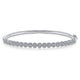 Gabriel & Co. BG4283-62W45JJ 14K White Gold Diamond Bangle
