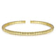 Gabriel & Co. BG4306-62Y4JJJ 14K Yellow Gold Textured Cuff Bracelet