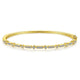 Gabriel & Co. BG4309-62Y45JJ 14K Yellow Gold Alternating Geometric Stations Diamond Bangle