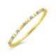 Gabriel & Co. BG4366-65M45JJ 14K White-Yellow Gold Diamond Bangle