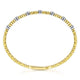 Gabriel & Co. BG4366-65M45JJ 14K White-Yellow Gold Diamond Bangle