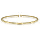 Gabriel & Co. BG4419-62Y4JJJ 14K Yellow Gold Bujukan Bead Open Bangle